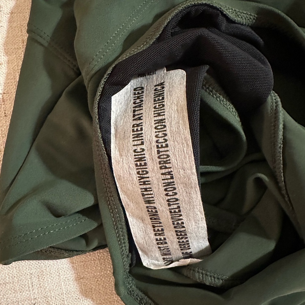Kona Sol High-Waisted Bikini Bottom - Olive Green - Picture 4 of 6